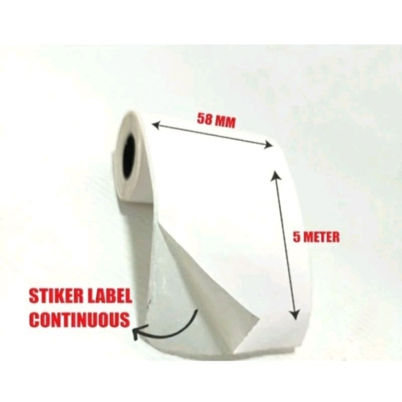 

STICKER THERMAL 58 MM X 30 MM | LABEL PRINT STICKER THERMAL