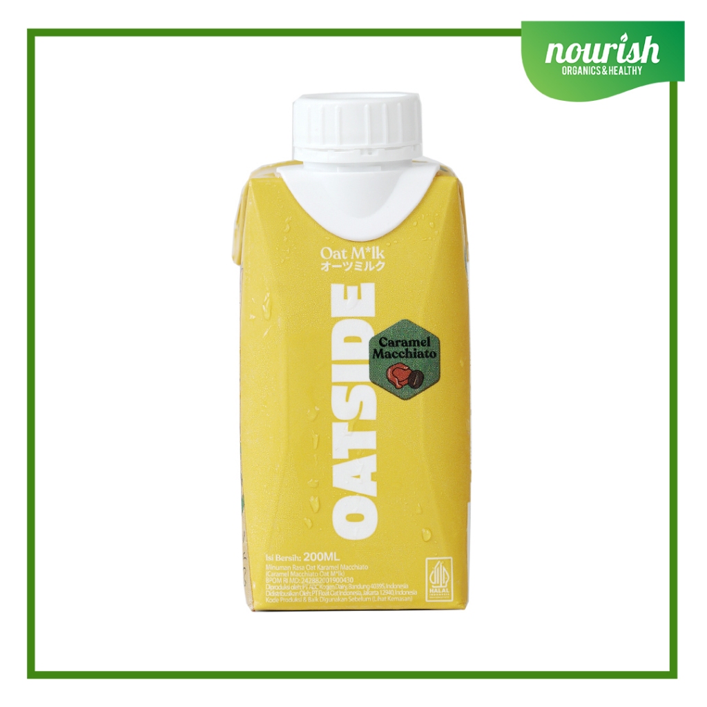 

Oatside Oat Milk Caramel Macchiato With Caps ( TUTUP ) 200 Ml