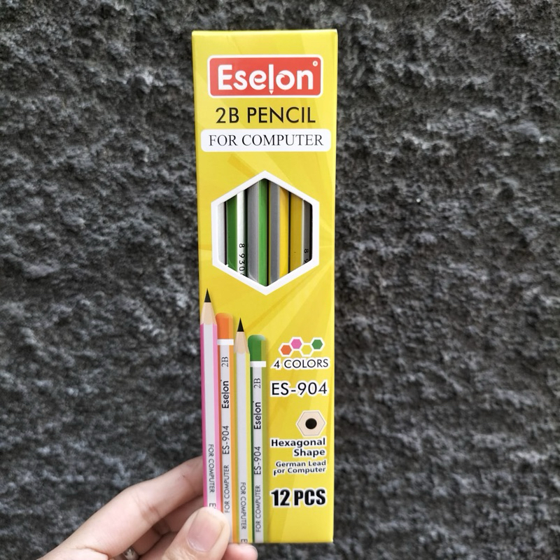 

[LUSIN/12PCS] Pensil 2B ESELON ES904