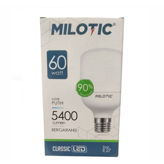Lampu Bohlam Led 60 Watt Milotic