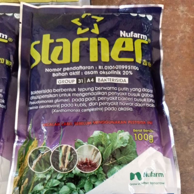 Bakterisida STARNER 20WP 100GR ORI Pabrik