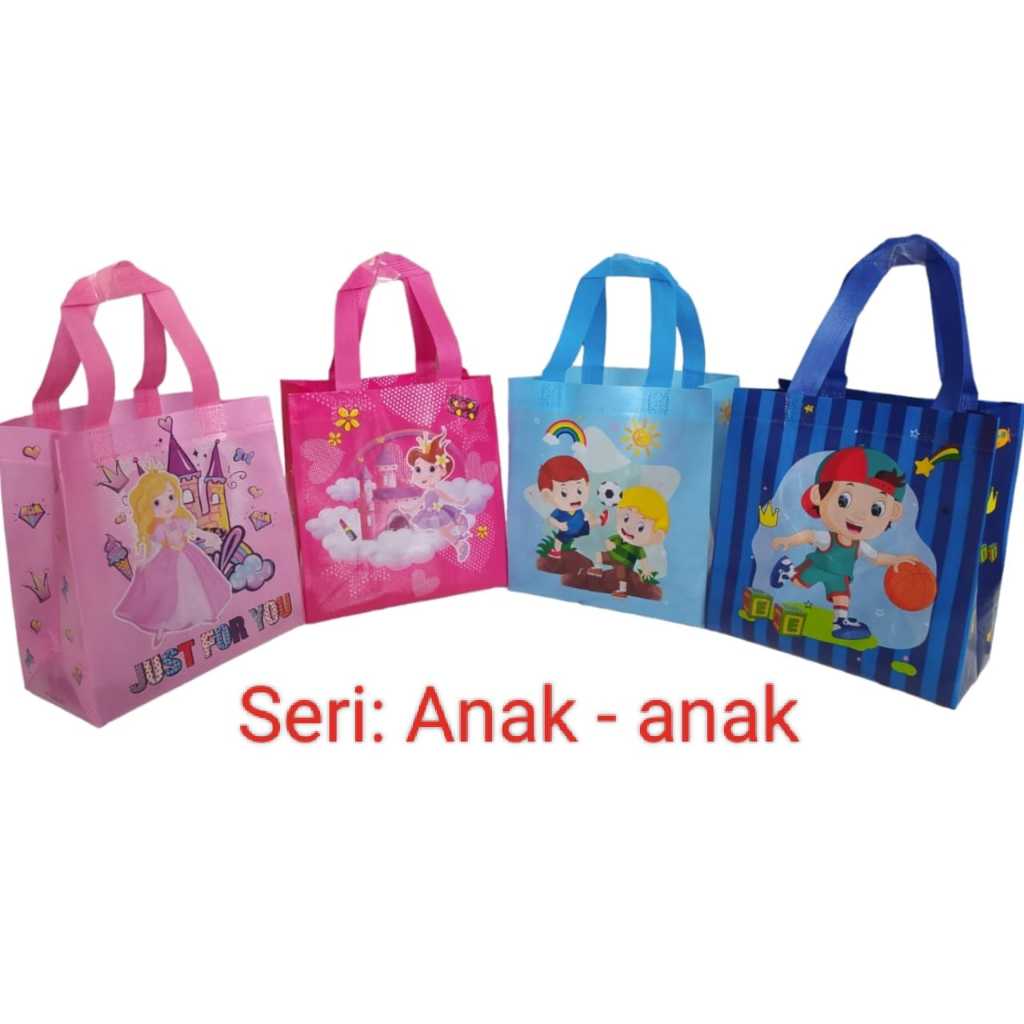 

Goodie bag karakter anak/Gooodiebag ulang tahun UK 22x23x11 Box Bag ((LUSIANAN 12Pcs) . Tas Goodiebag.Goodiebag Murah.Goodiebag tebal.Tas Spondbond
