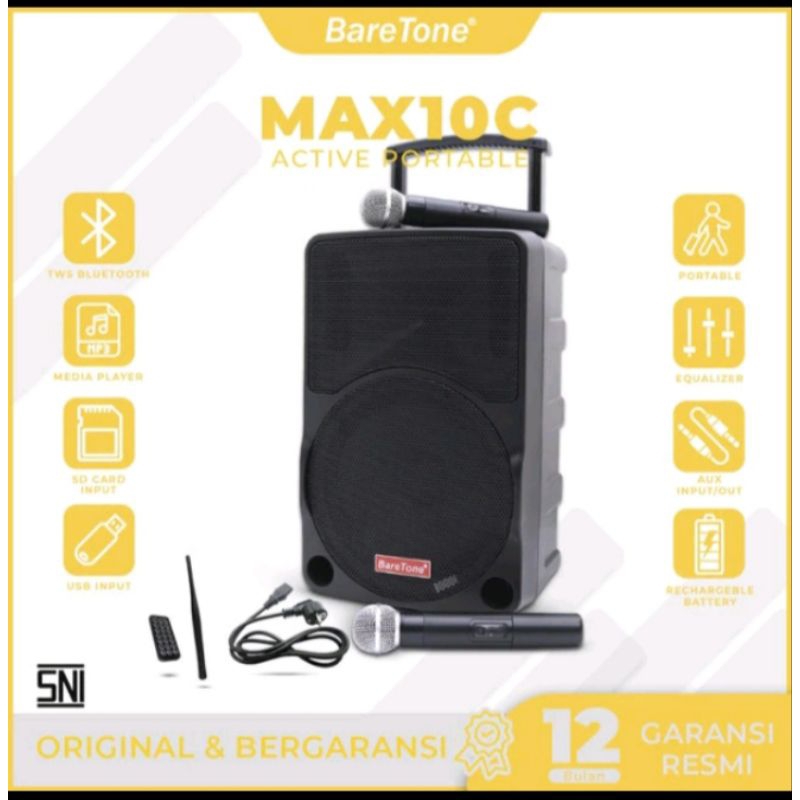 speaker baretone max10c