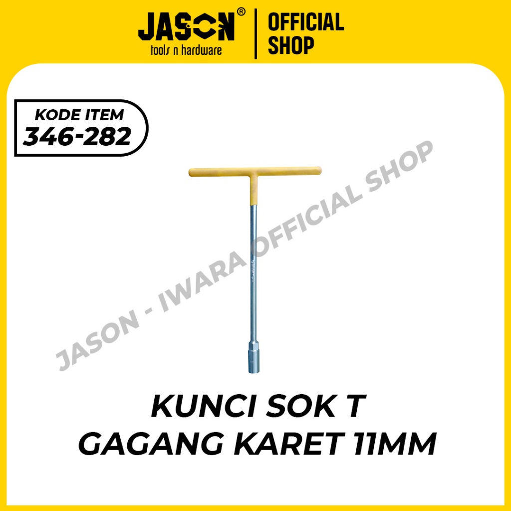 KUNCI SOK T GAGANG KARET JASON