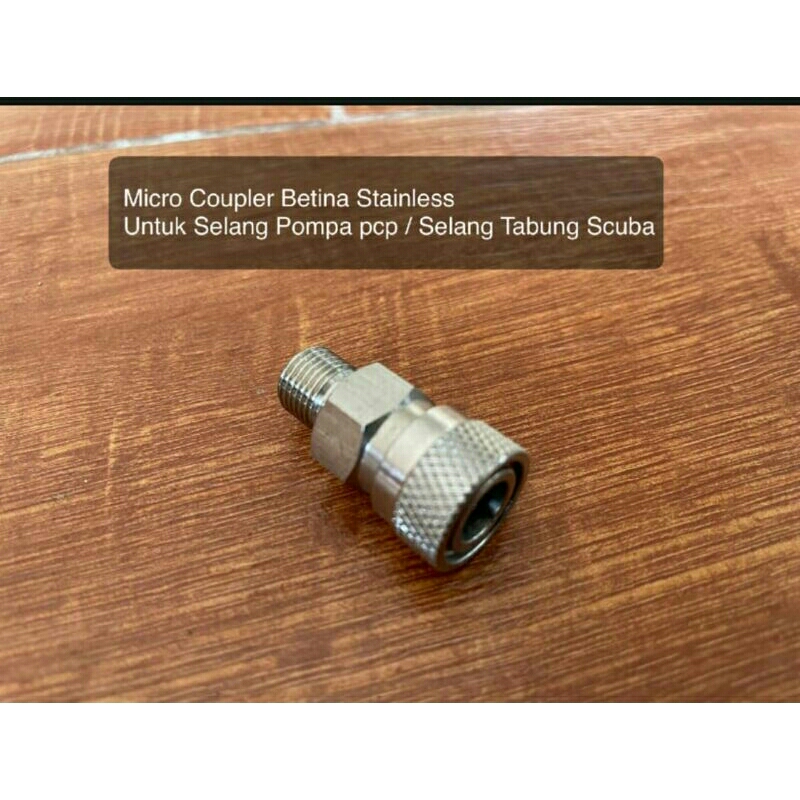 kupler betina mini kupler steanliss  - kupler betina - mini kupler - kupler - mini kupler pengisian 