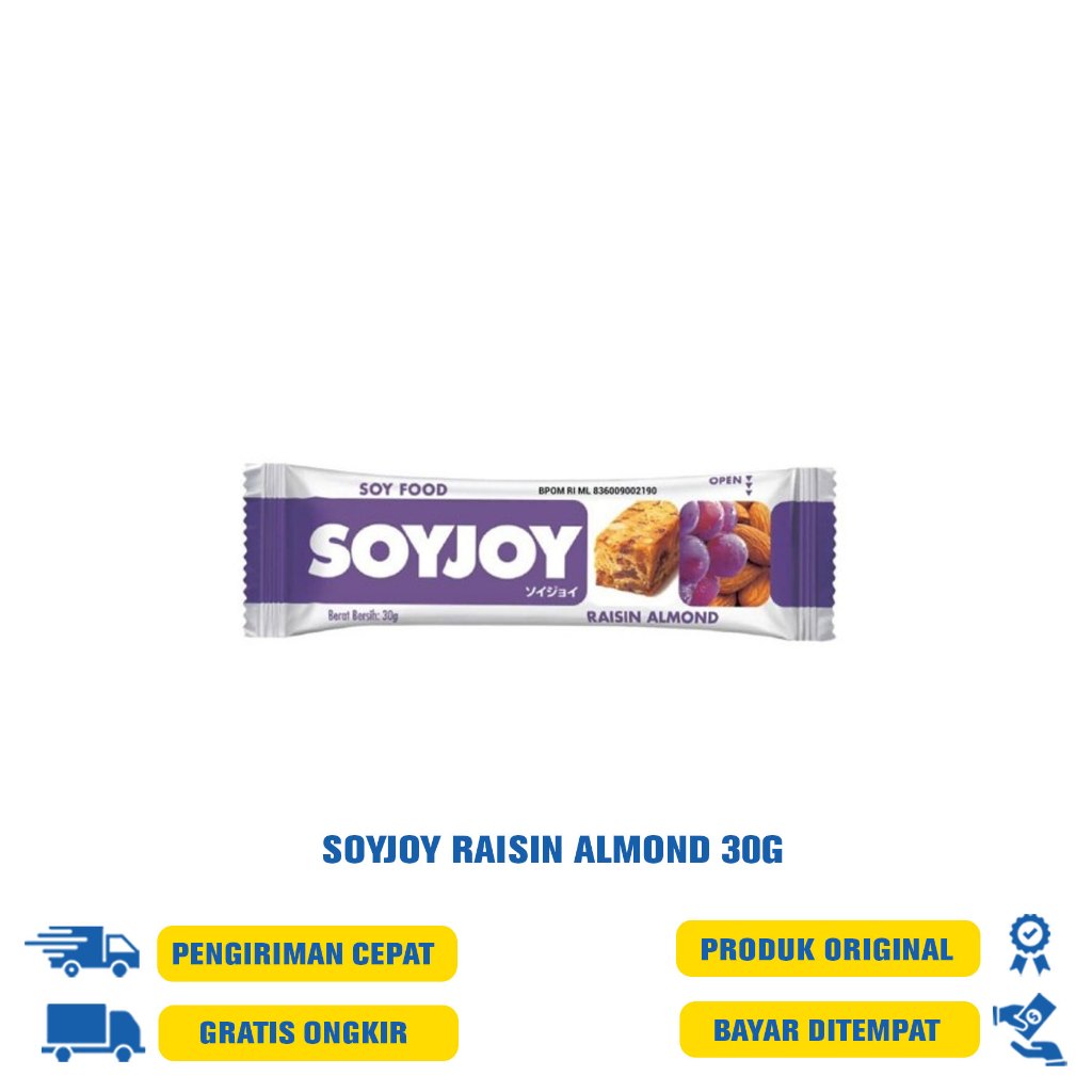 

SOYJOY STRAWBERRY/TROPICAL CRANBERRIES/RAISIN ALMOND 30GR/SOYJOY/CEMILAN DIET