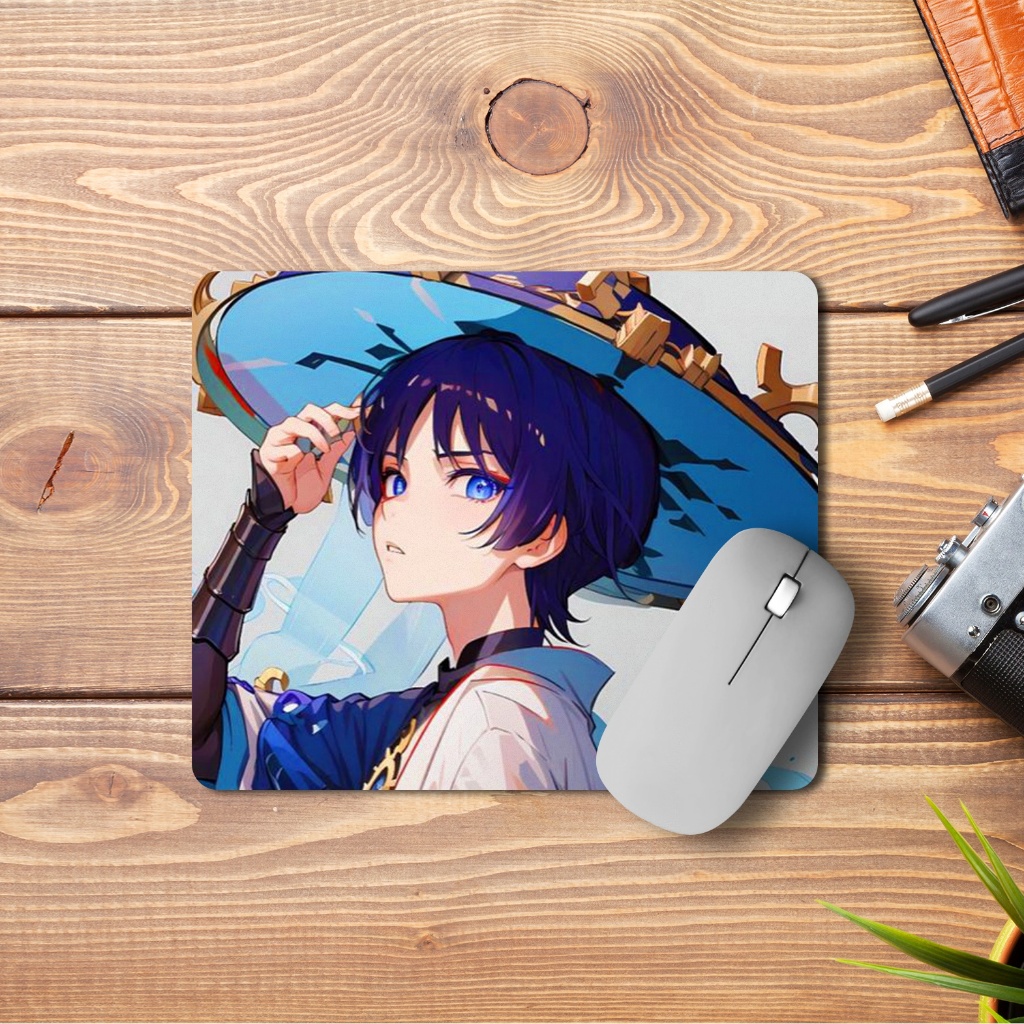 MOUSE PAD ANIME WANDERER GENSHIN IMPACT / MOUSEPAD ANIME WANDERER GENSHIN IMPACT / BISA CUSTOM