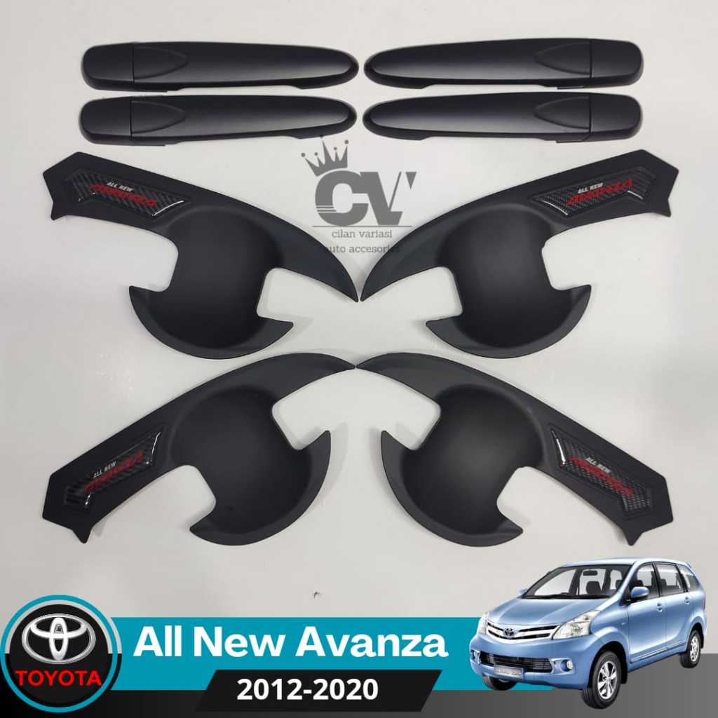 Outer Cover Handle Pintu All New Avanza Veloz 2012-2018 Hitam Doff