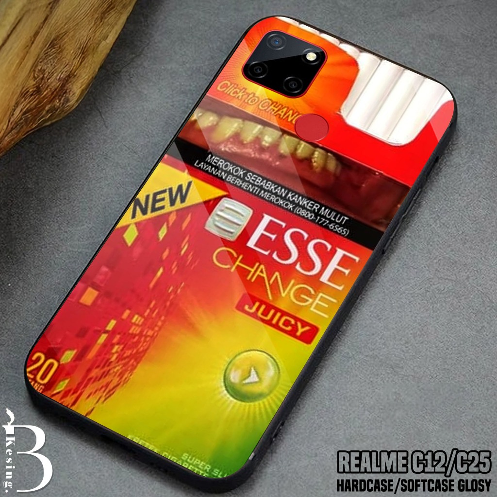 Case Realme C12 / Realme C25 - Casing Hp Realme C25 / Realme C12 Motif ESS - Silikon Hp Realme C12 -