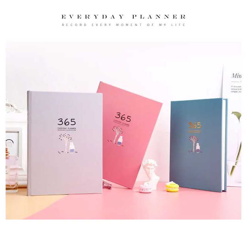 

Buku Catatan Harian Buku Jurnal Tahunan Buku Diary 365 Hari Daily Journal Hard Cover 128 Lembar