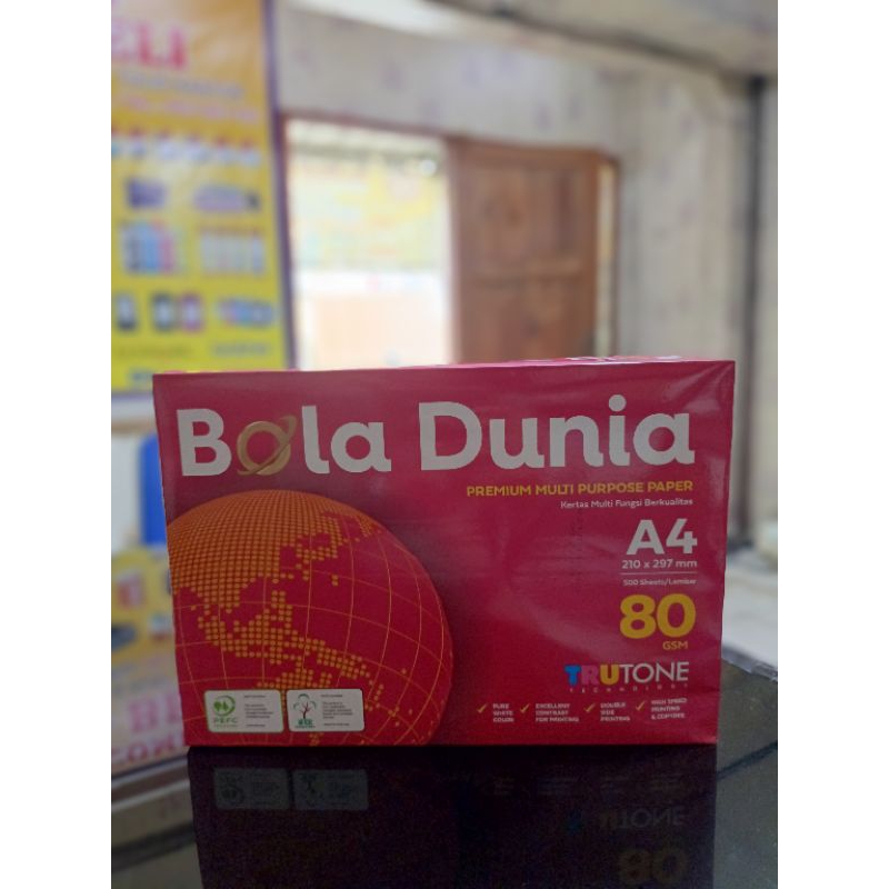 

Kertas Bola Dunia A4 80 Gram (Per Rim).