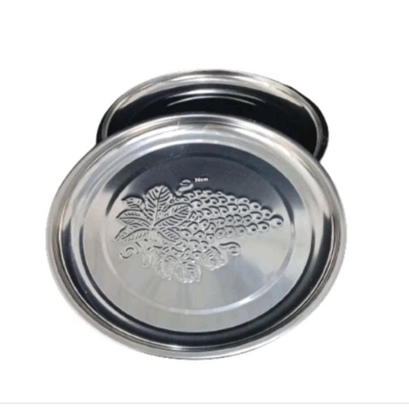 NAMPAN ANGGUR BULAT STAINLESS 45CM