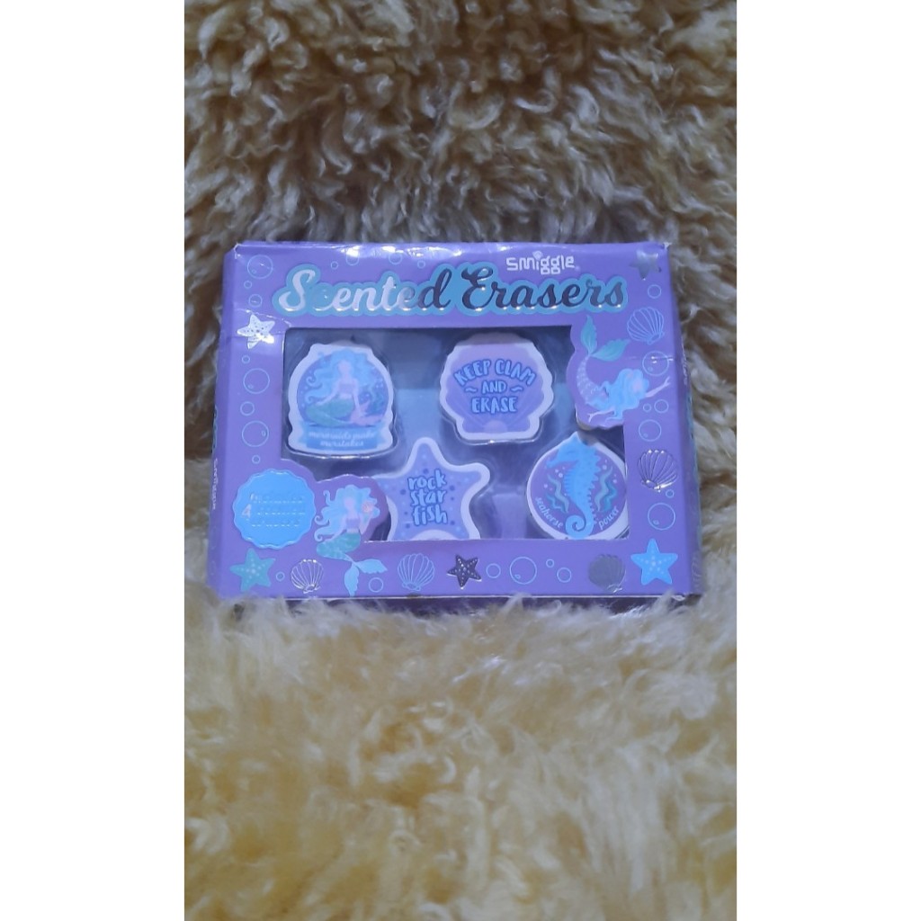 

SMIGGLE SCENTED ERASER ( MERMAID THEMED )