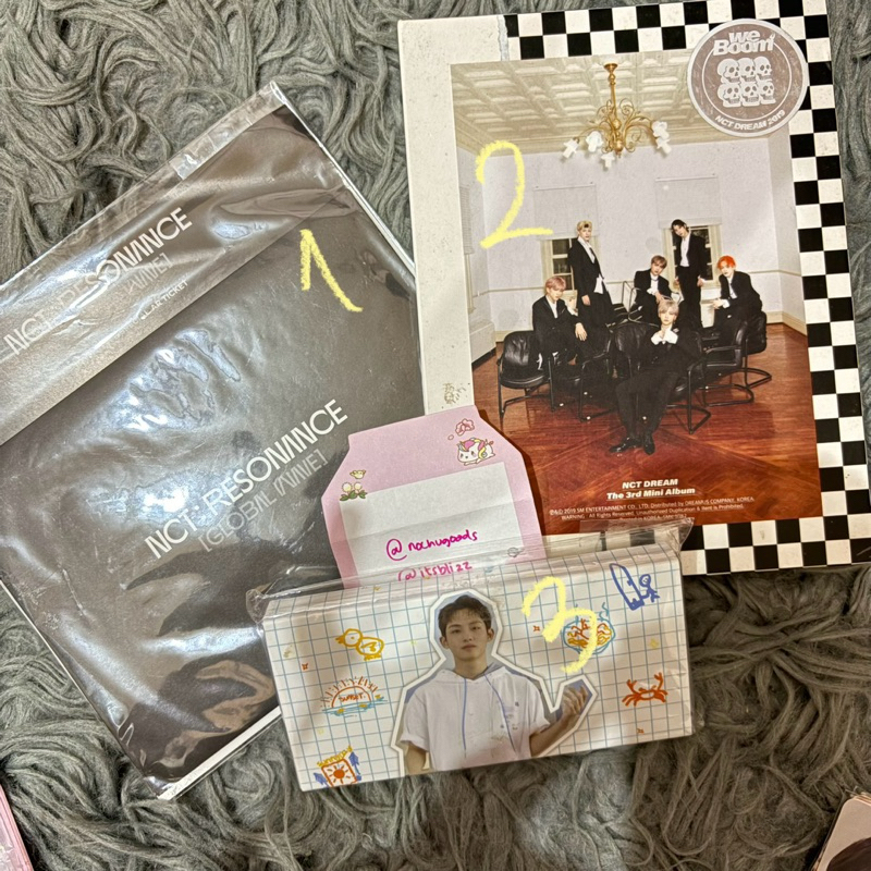 [READY] Ticket AR Resonance Mark Flipbook Wayvision Winwin Album NCT Dream We Boom