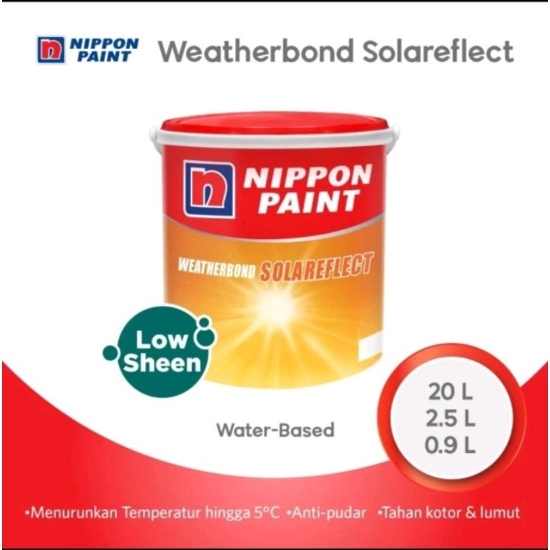 NIPPON PAINT-WEATHERBOND SOLAREFLECT-2,5LTR-TINTING-CAT EKSTERIOR PREMIUM NIPPON PAINT