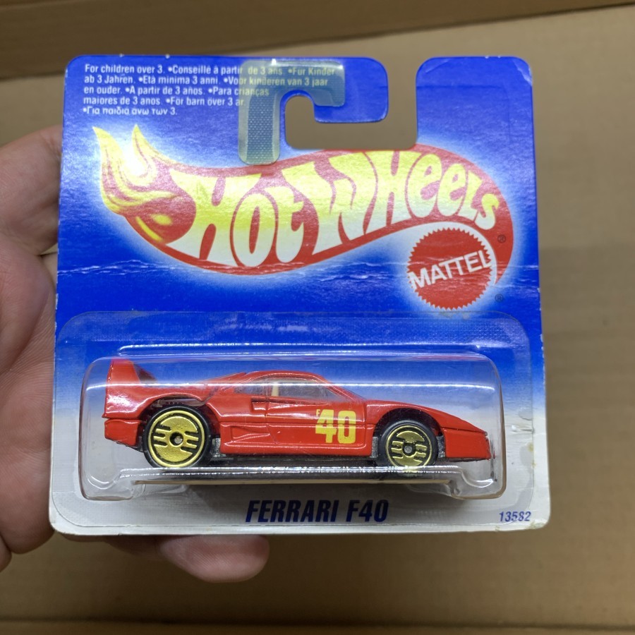 Hot Wheels Ferrari F40 Short Card VHTF