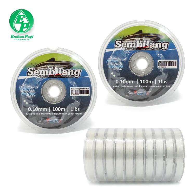 Senar Anti Keriting Curve Sembilang Monofilament