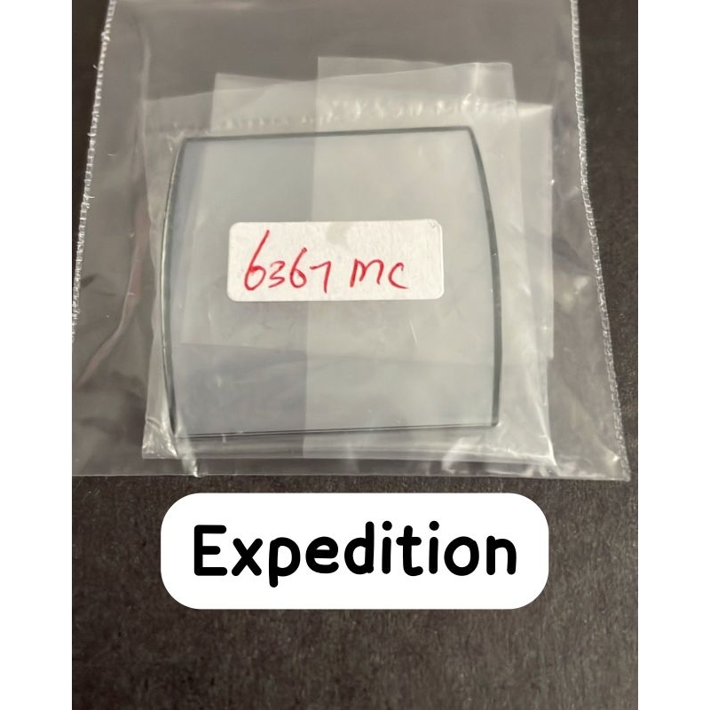 kaca jam tangan expedition 6367mc