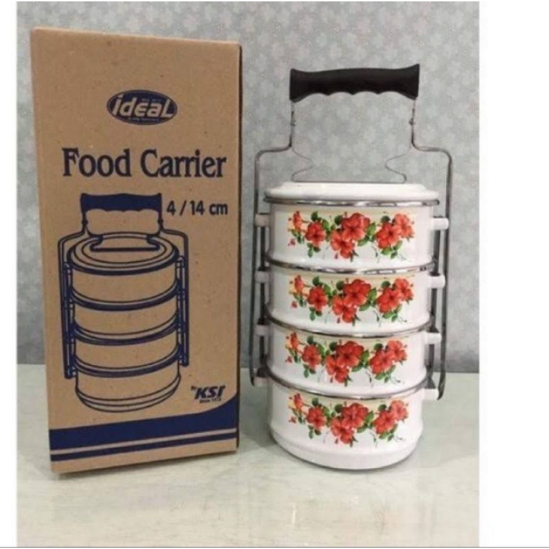 Rantang Enamel Susun 3 Dan Susun 4 Kwalitas Super