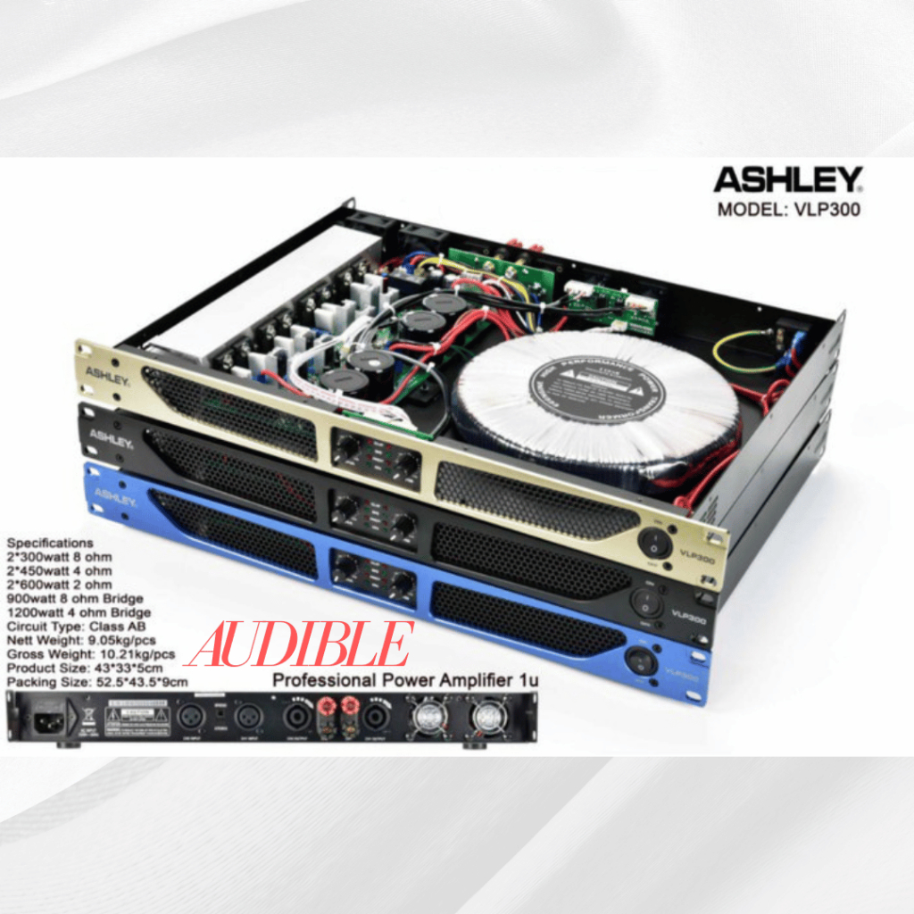 POWER AMPLIFIER ASHLEY VLP300 / VLP 300 / VLP-300 ORIGINAL