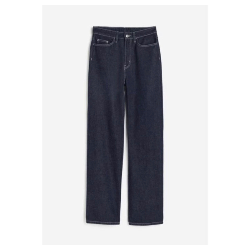 hnm h&m wide jeans celana jeans reject/deffect