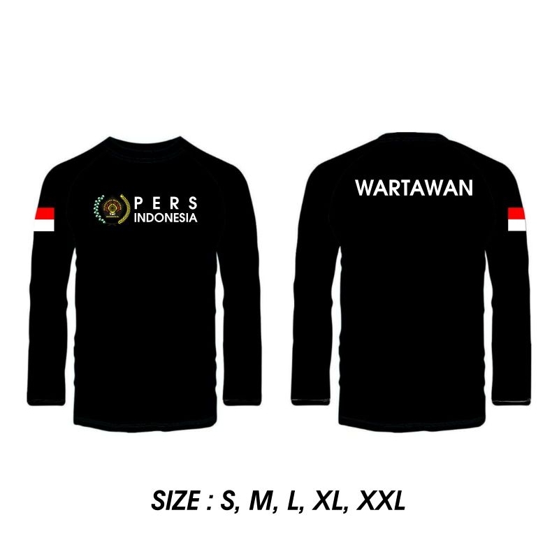 KAOS LENGAN PANJANG WARTAWAN PERS WARTAWAN INDONESIA