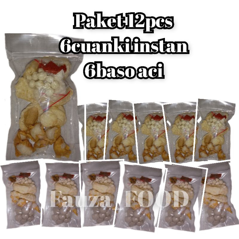 

READY STOK,PAKET 12PCS BASO ACI MIX CUANKI