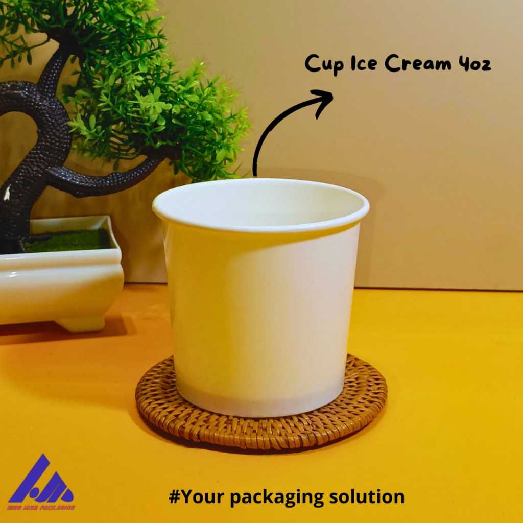 CUP ICE CREAM 4oz ISI 5Opcs