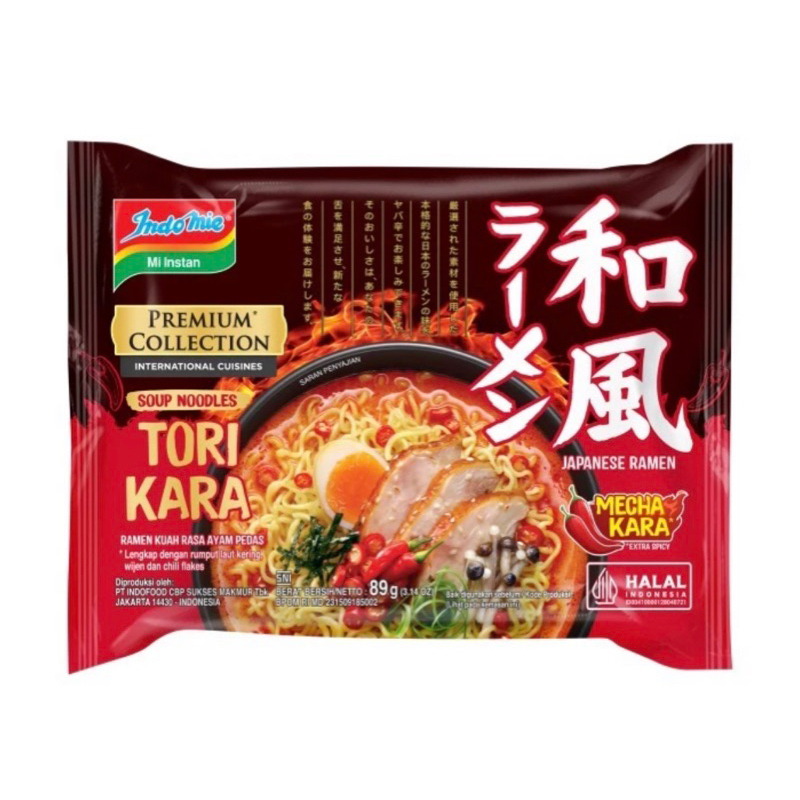 

indomie Premium Tori Kara Ramen Mie Instan 89 gram