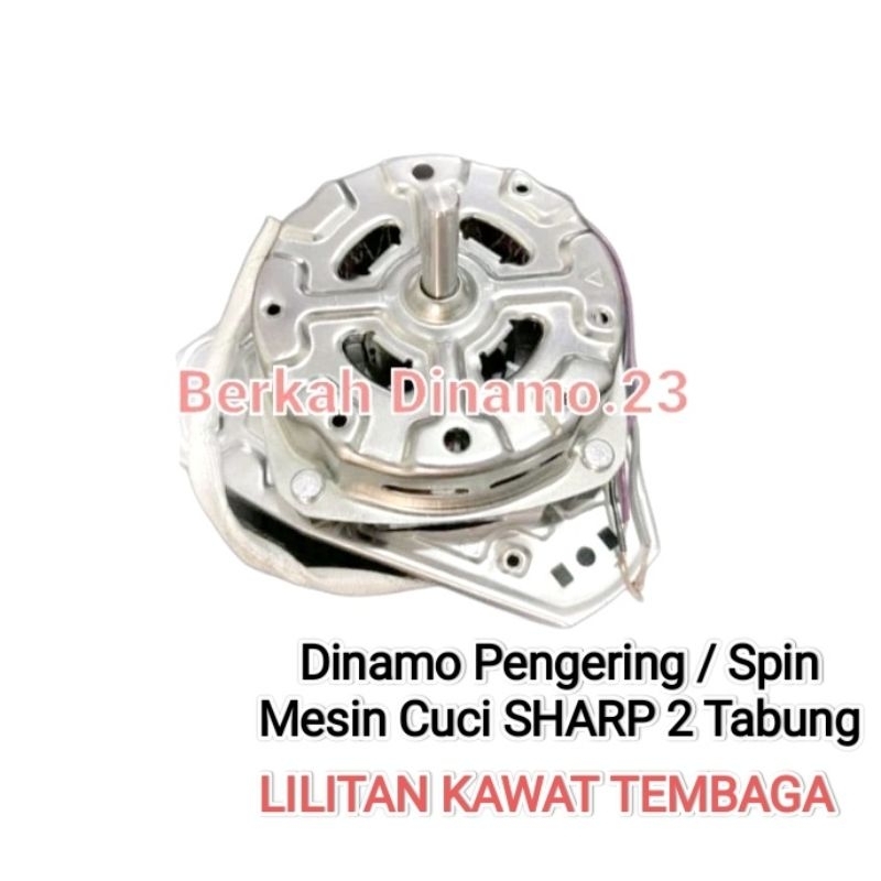 Dinamo Pengering Mesin Cuci SHARP ES-T65M T65MW Motor Spin Pengering Sharp Est65 Tembaga