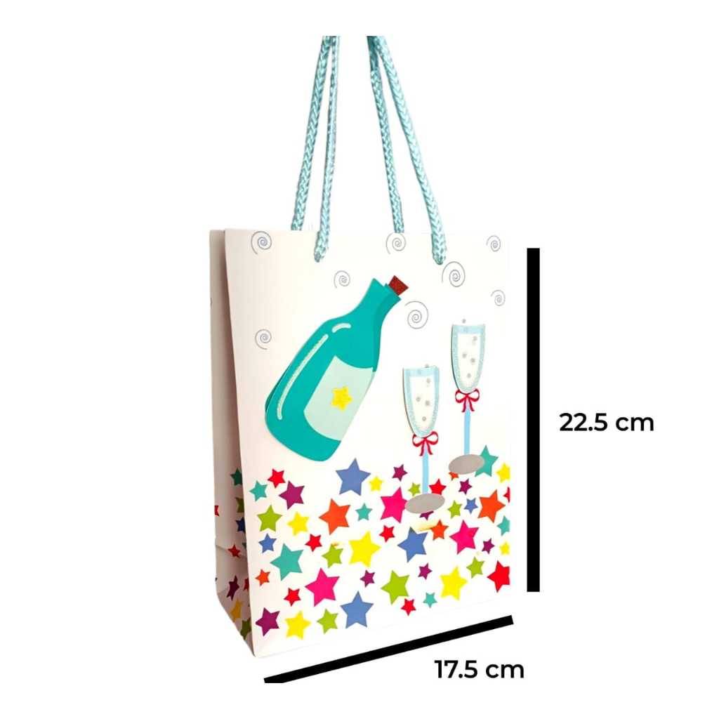 

Premium Goodie Bag Hampers / Paper Bag Motif / Tas Kado Gift Ukuran 17.5 cm x 22.5 cm