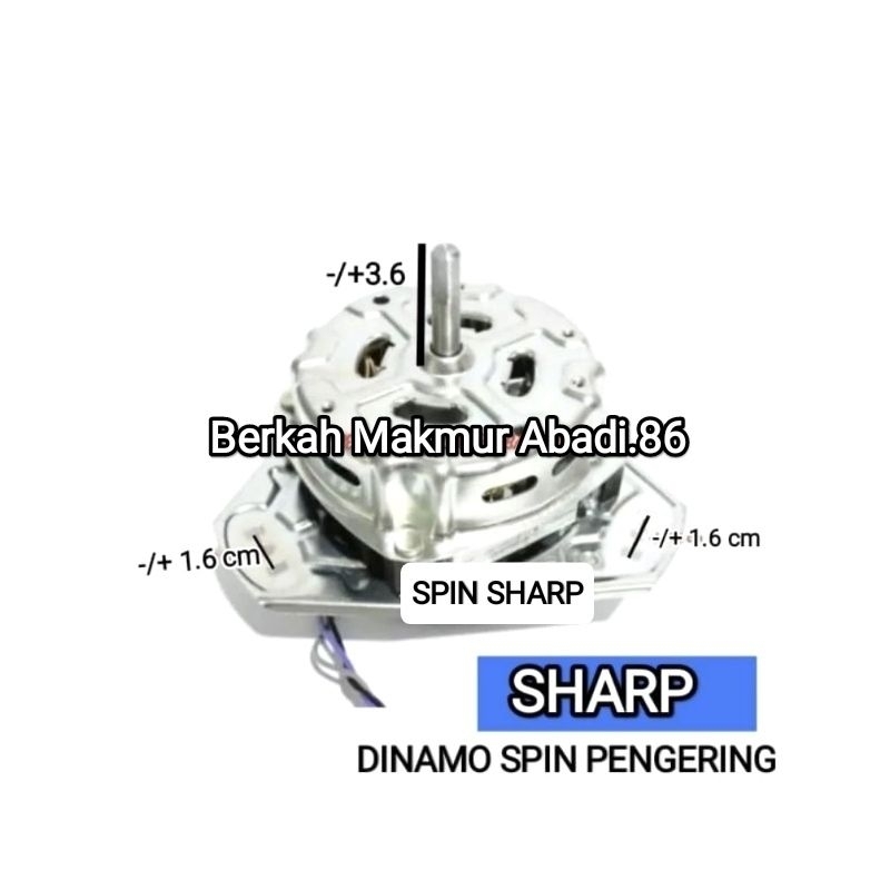 Dinamo Spin / Pengering Mesin Cuci SHARP Mesin Dinamo Spin / Pengering Sharp 2 Tabung Pengering Shar