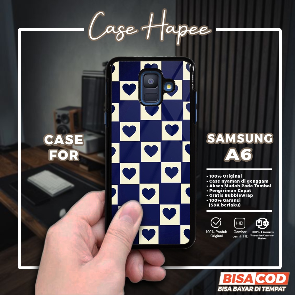 Case Samsung A6 Casing Samsung A6 [CHSB] Casehapee Case Glossy Case Aesthetic Custom Case Premium So
