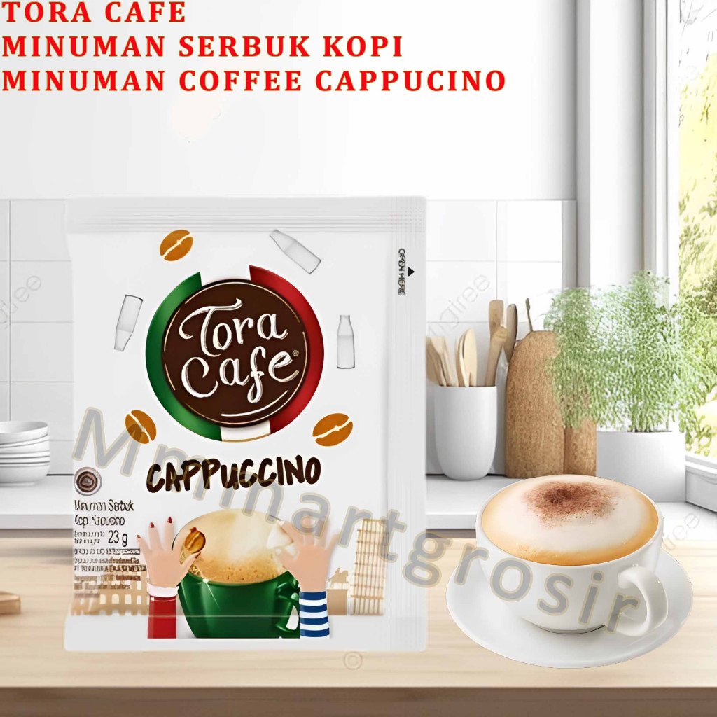 

Tora Cafe / Minuman Serbuk Kopi / Minuman Coffee Cappucino / 10pcs x 23gr