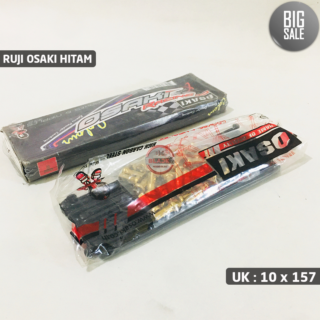 Jari Jari Velg / Ruji OSAKI Thailand Hitam Size 10 X 157 Osaki Original (BIG SALE)
