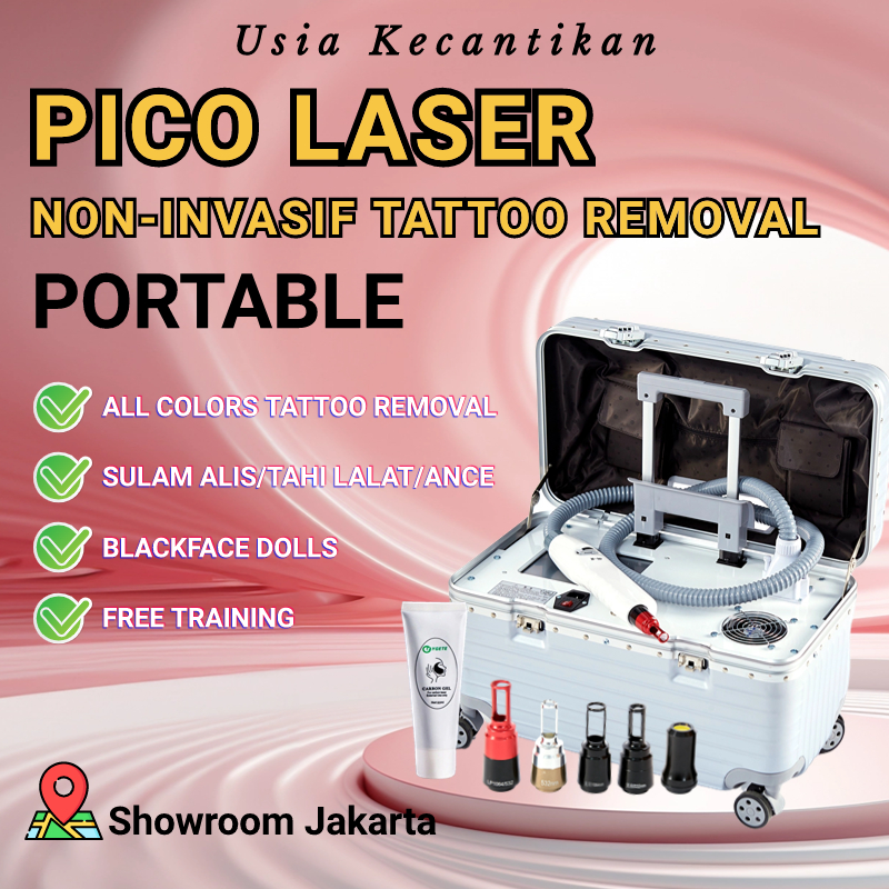 「Toko Jakarta」laser picosecond mesin hapus tato non-invasif laser picosecond Penghapusan tato laser 