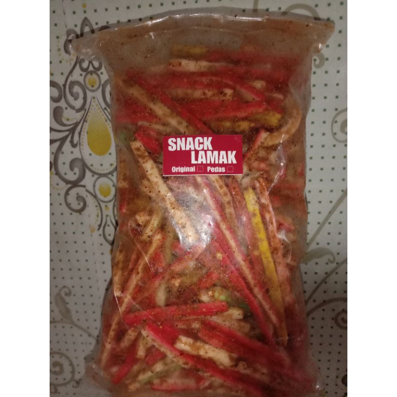 

sebring beton/ seblak kering kerupuk beton viral 1kg pedas daun jeruk