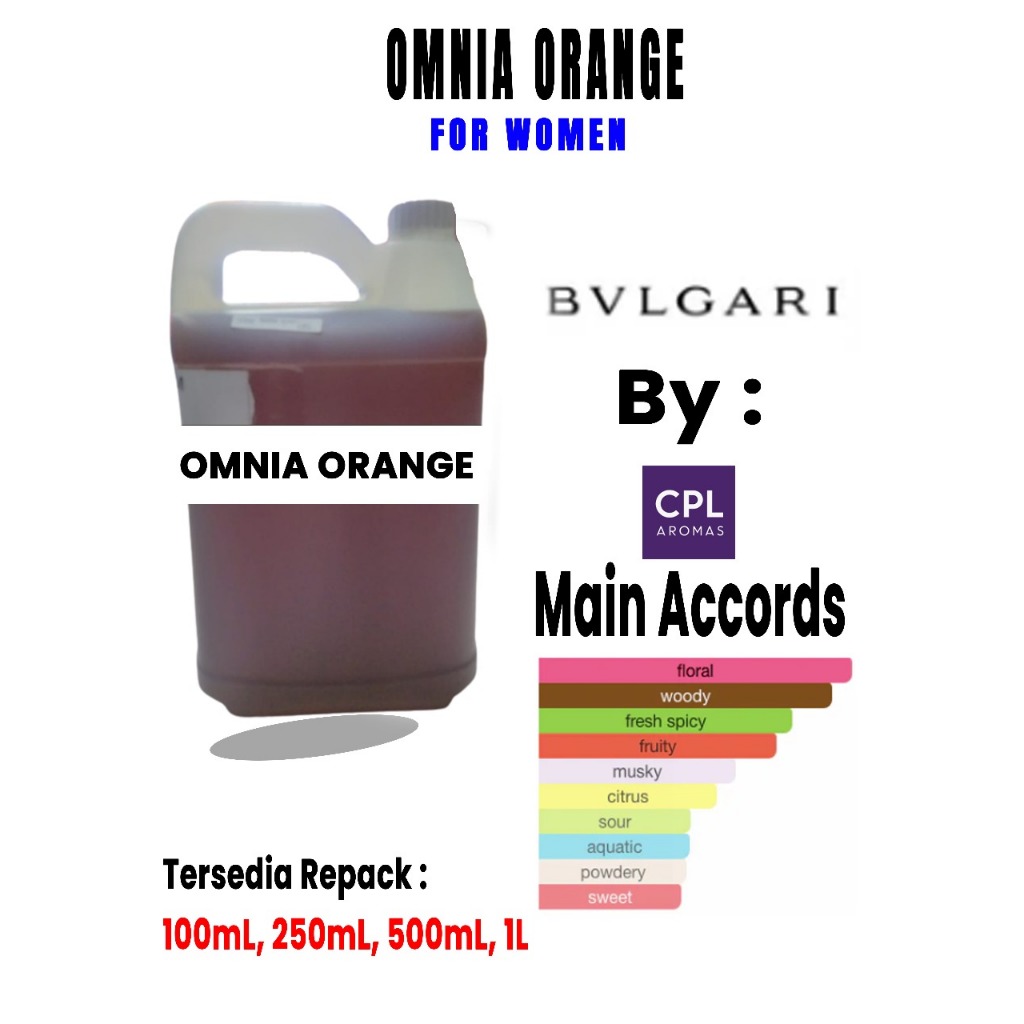 Biang / Bibit parfum murni Omnia Orange By CPL/murni tanpa campuran