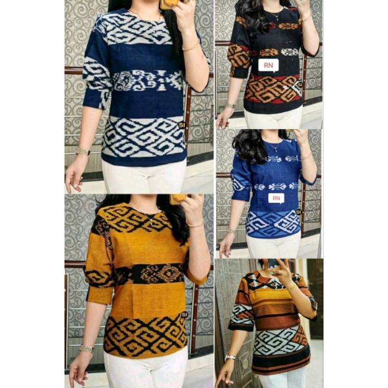 blouse wanita / baju wanita / baju kain tenun asli