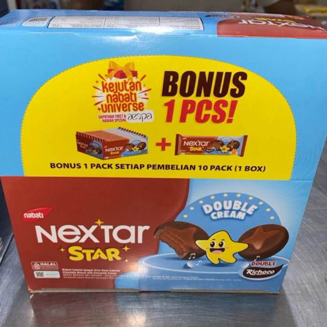 

Nextar Star Coklat (isi 11 pcs)