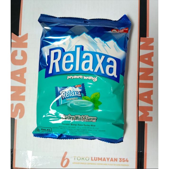 

Permen Relaxa all varian bag 125 gram isi 50 butir