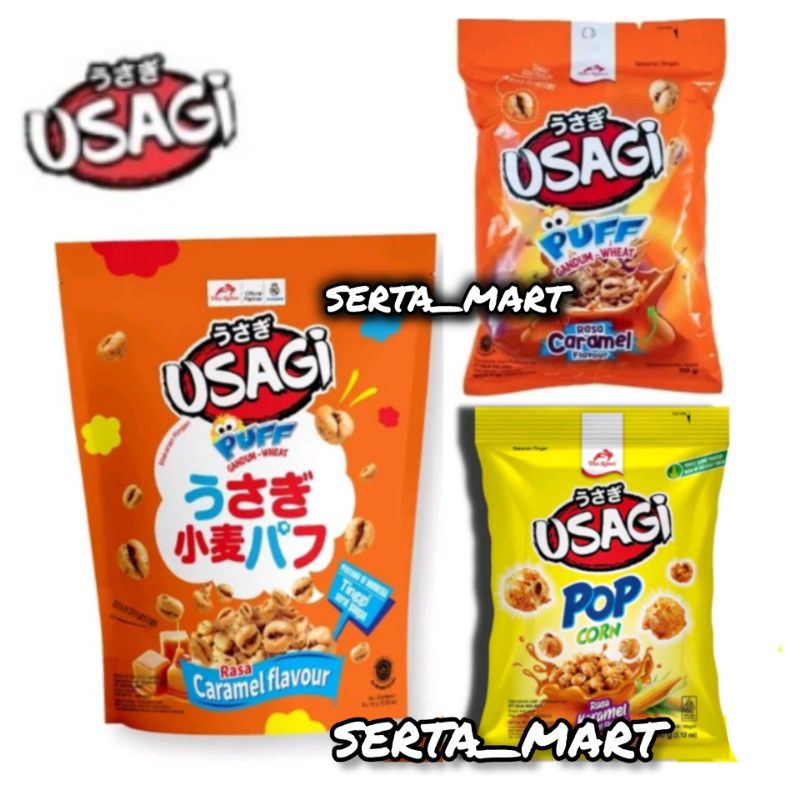 

Usagi Puff Caramel 60gr / 8's x 10gr - DK Usagi Popcorn Caramel 60gr