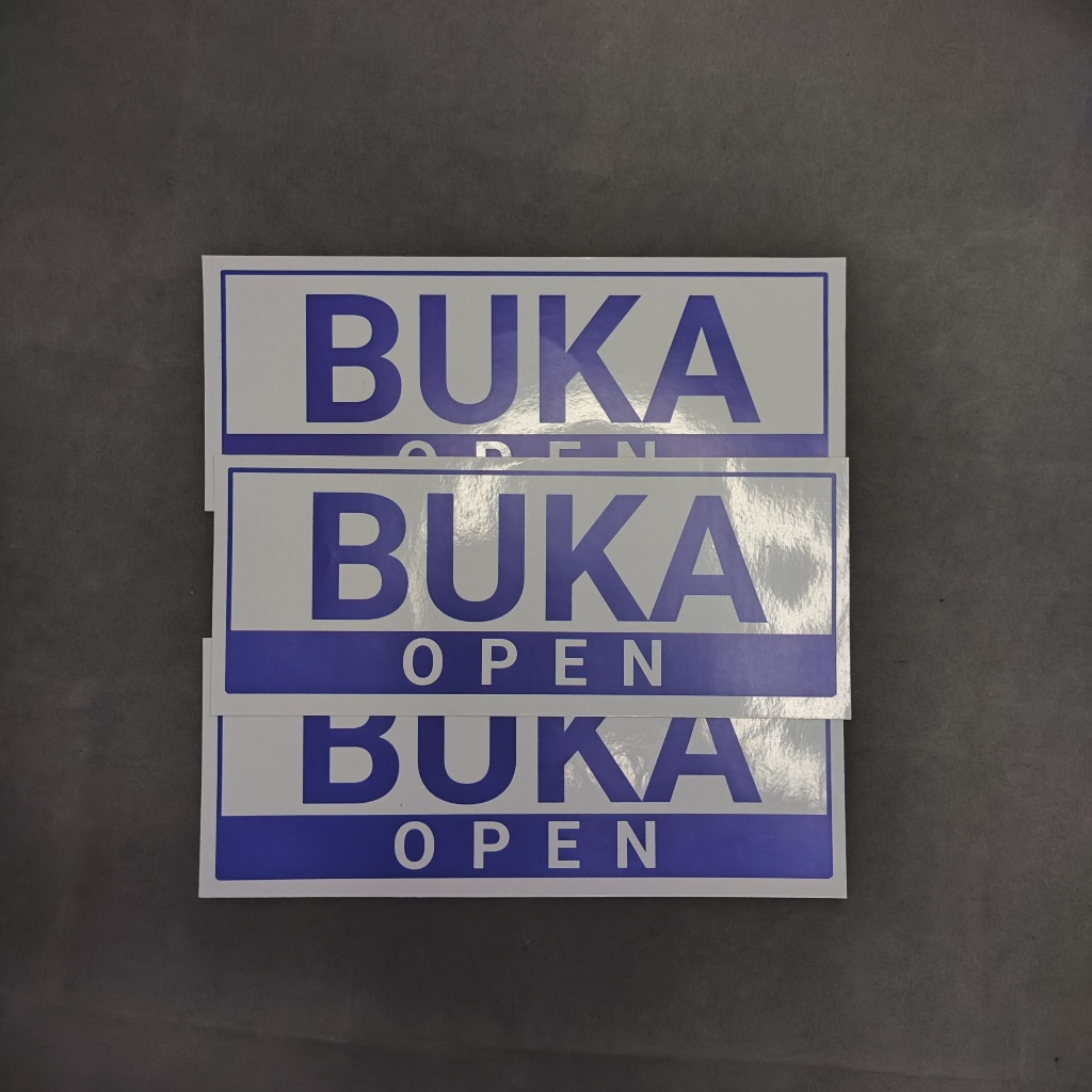 

STIKER TANDA LABEL BUKA (OPEN)