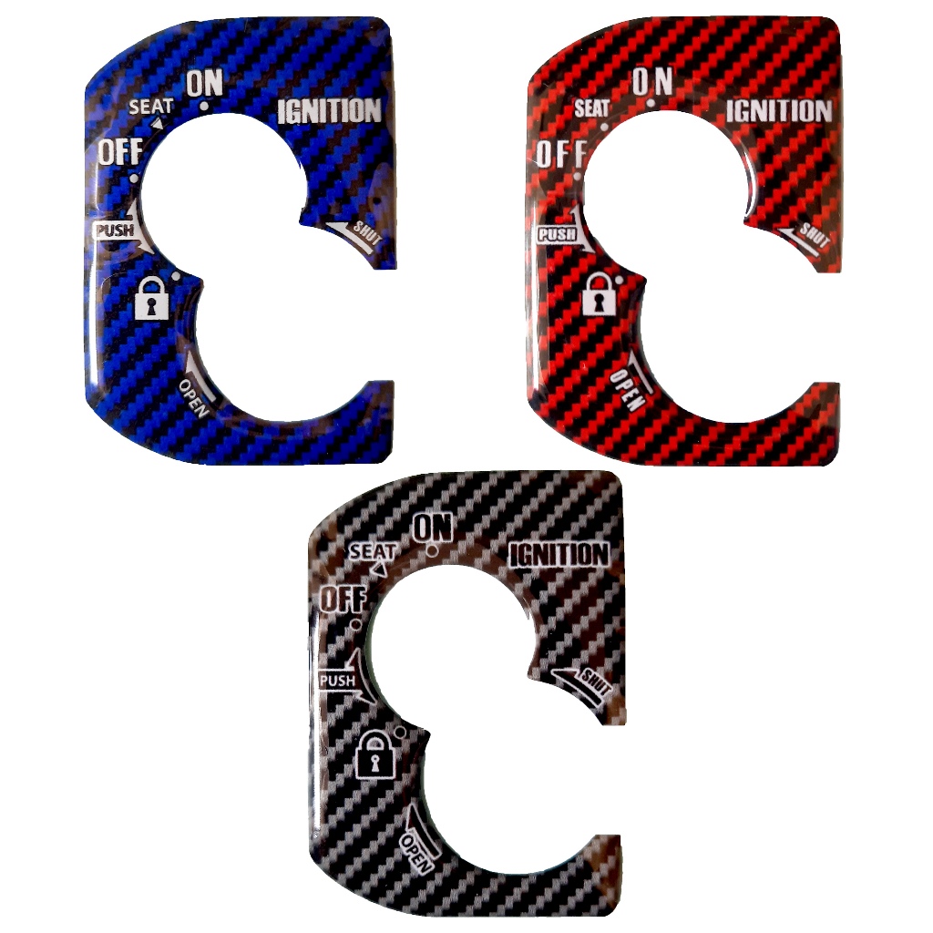 Stiker Timbul Kontak Vario 125 150 / Stiker Emblem Kontak / Stiker Cover Kontak Motor