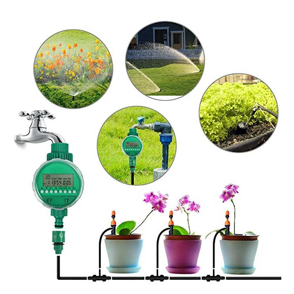 PERALATAN SET IRIGASI AIR TAMAN OTOMATIS LCD GARDEN SET SELANG IRIGASI AIR TAMAN WATERING KIT