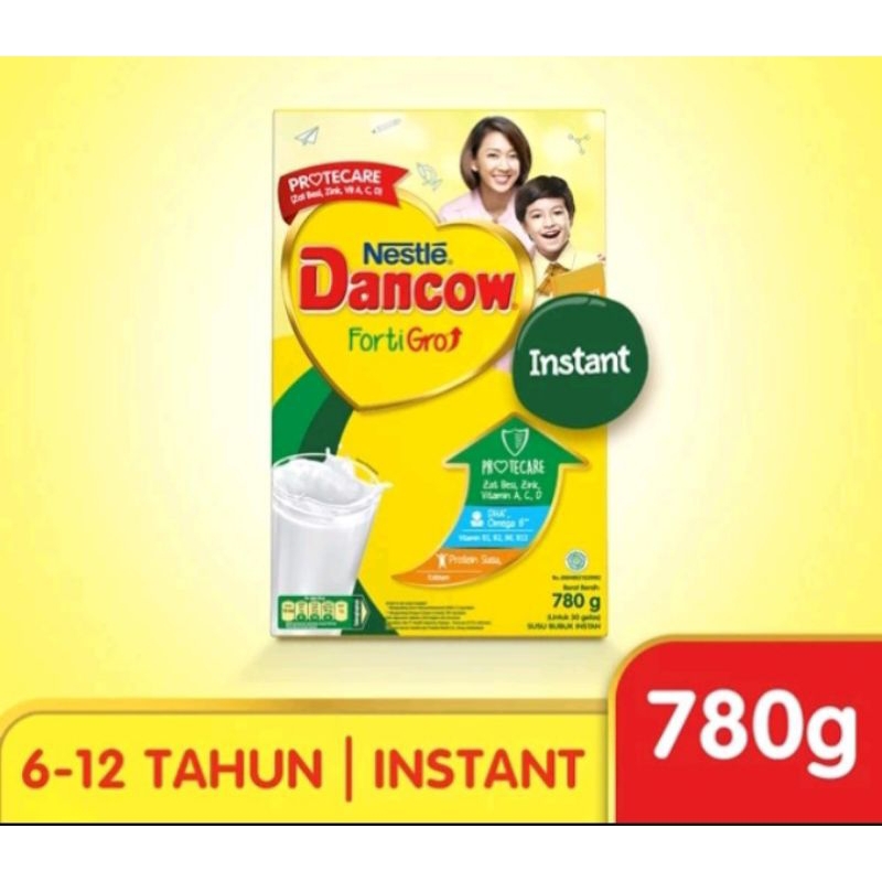 

dancow fortigro instant dan coklat, 780g