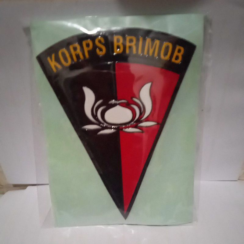 

stiker embos logo Brimob