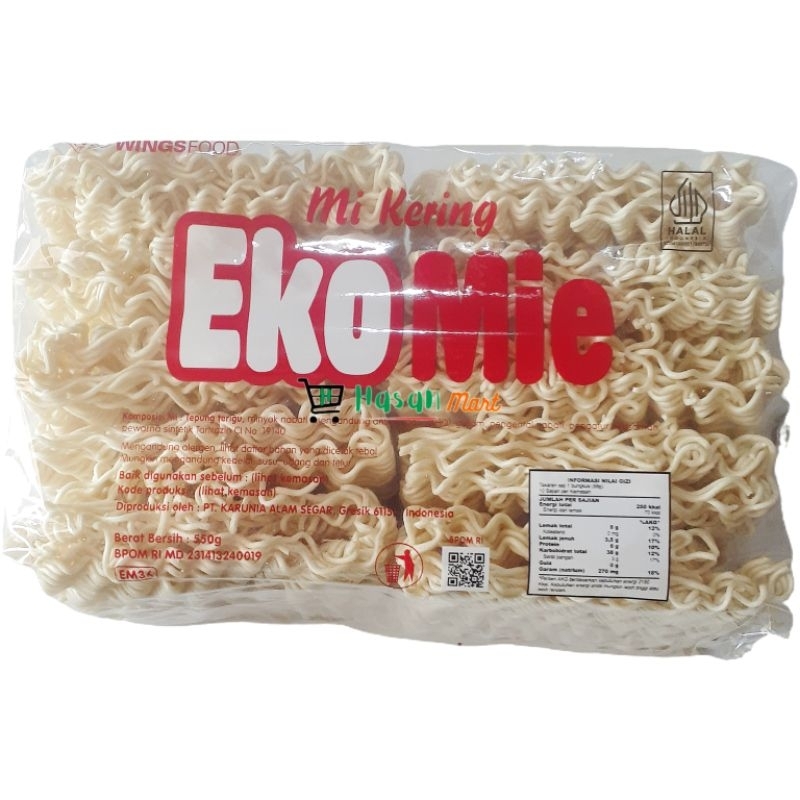 

Ekomie Mie Kering 550gr