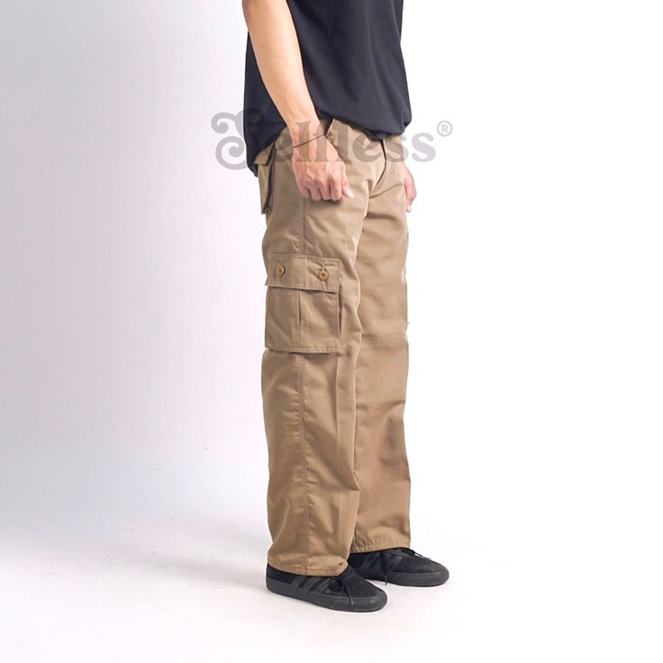 Extra deals Selfless  Celana Cargo Panjang Reguler Straight Loose Fit Standar Pria Cargo Kargo Tacti