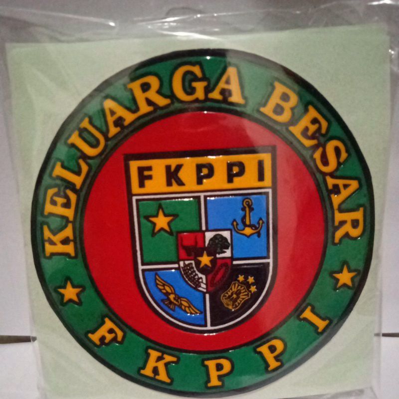 

stiker embos FKPPI bulat